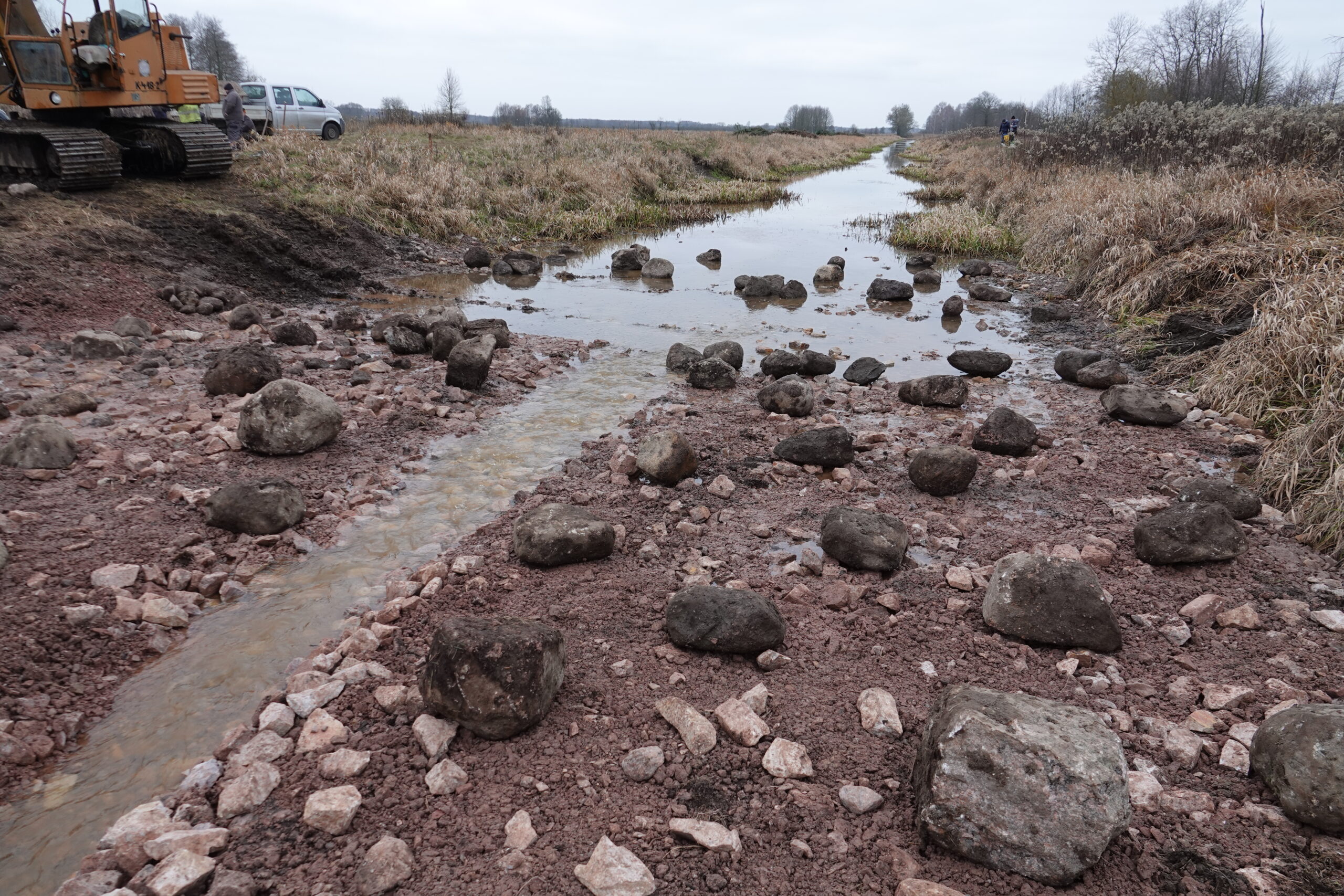Prace hydrotechniczne w Kampinoskim Parku Narodowym